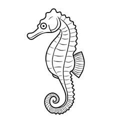 vector illustration of a Seahorses © Khoirun