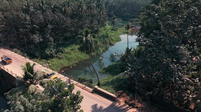 Valiayatrumugom Aerial View, Southern Tamil Nadu