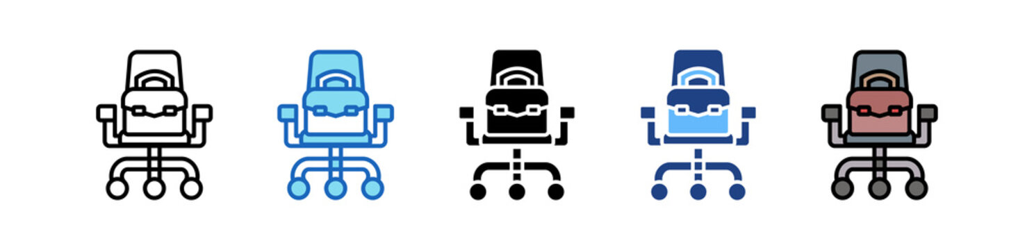 Comfortable Ergonomic Office Chair For Better Posture multiple icon