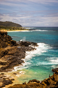 Halona Beach Cove and blowhole