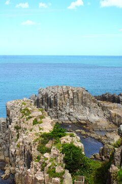 越前加賀海岸国定公園の風景　東尋坊
