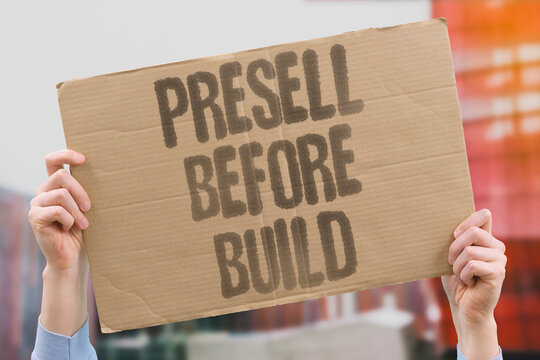 "Presell before build" Audience first, product second. PRESELL. AUDIENCE. BUILD. PRODUCT. DEMAND.