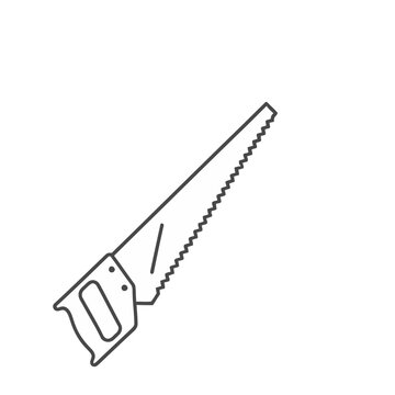 Hand saw icon