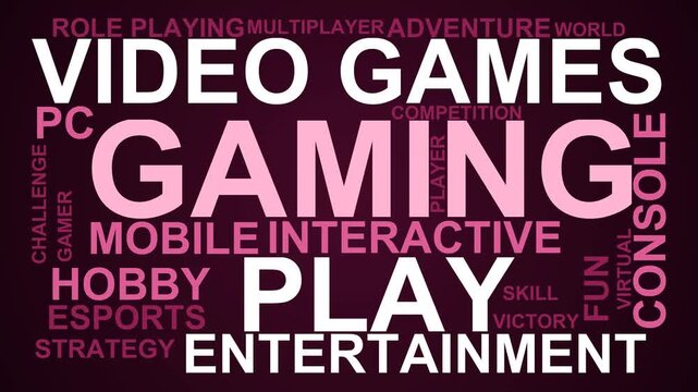 Gaming Word Cloud