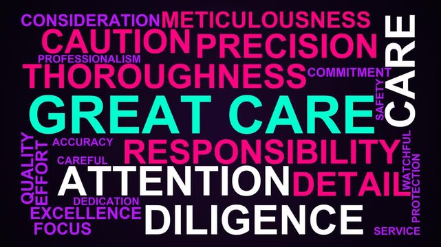 Great Care Word Cloud