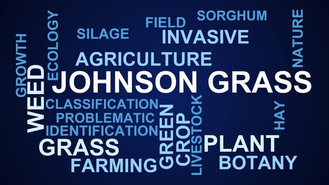 Johnson Grass Word Cloud