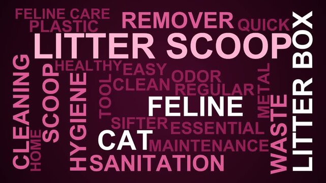 Litter Scoop Word Cloud