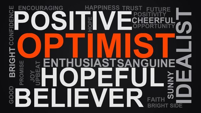 Optimist Word Cloud