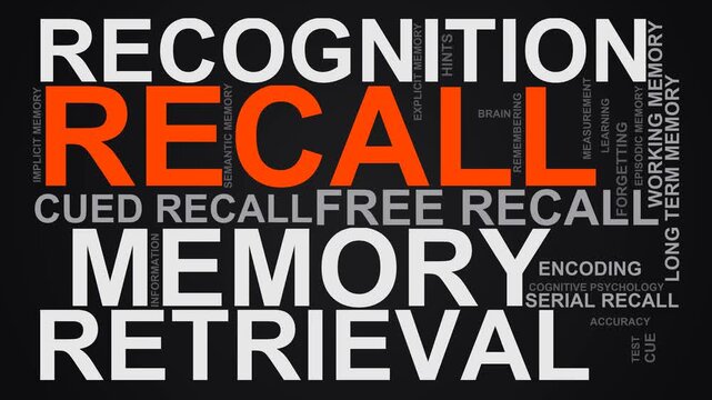 Recall Word Cloud