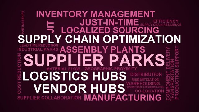 Supplier Parks Word Cloud