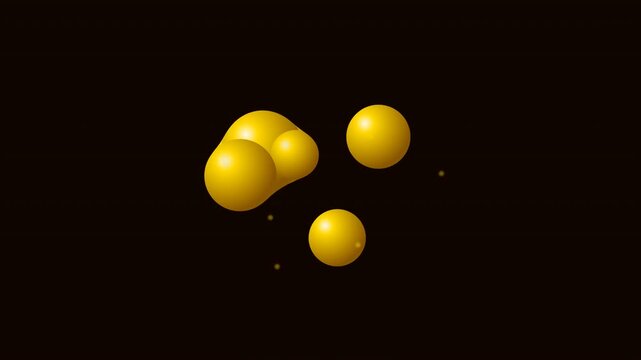 Enzyme Yellow Premium Cellular Mitosis Seamless Loop Background - 4K Seamless Loop
