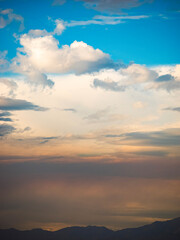 Obraz premium nubes paisaje 