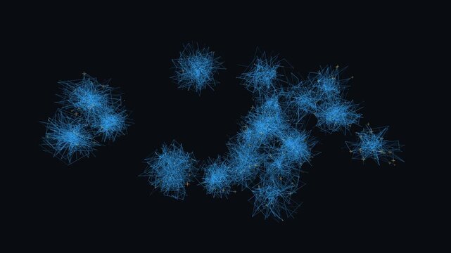 Evolving neural network data field and digital mesh topology
