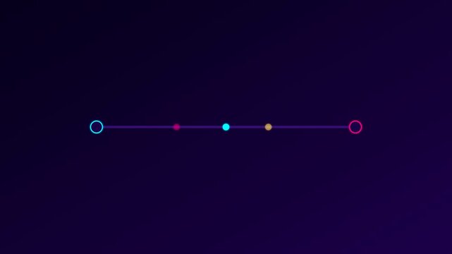 4K Horizontal Network Data Pipeline and High Speed Packet Transfer Loop Animation