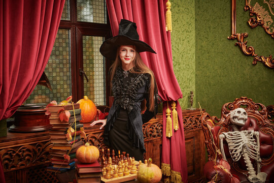 Elegant Halloween Witch
