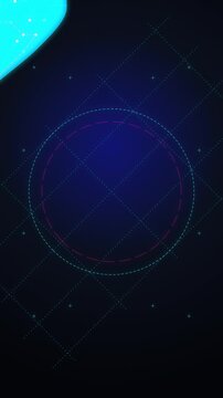 Abstract digital heart love symbol, network tech code, cyber dating, ai health concept motion graphic loop