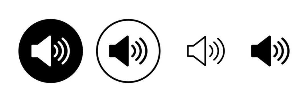 Speaker icon vector illustration. volume sign and symbol. loudspeaker icon. sound symbol