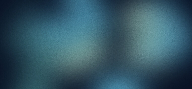 Blue gradient abstract background texture dark blur teal grain vignette
