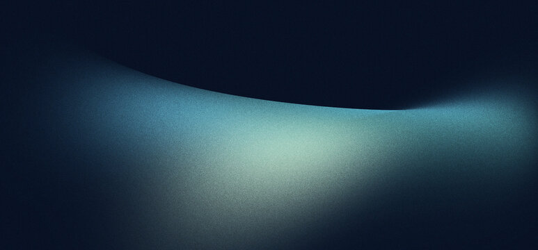 Blue abstract wave gradient dark curve texture background light shadow soft blue abstract wave gradient with dark curve, grain texture, glowing light, and shadow for modern background or calm