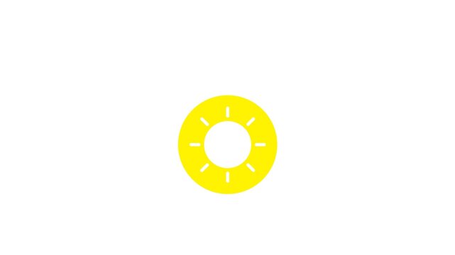 Animated Light Mode to Dark Mode Toggle Switch Motion Graphic