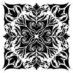 Fototapeta premium Mandala luxury Ornamental Background Design, tattoo, Islam, Arabic, Indian. Minimal floral pattern.Coloring book page.