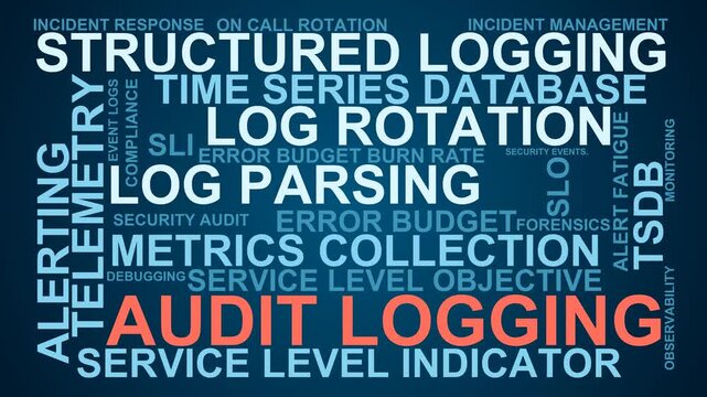 Audit Logging Word Cloud