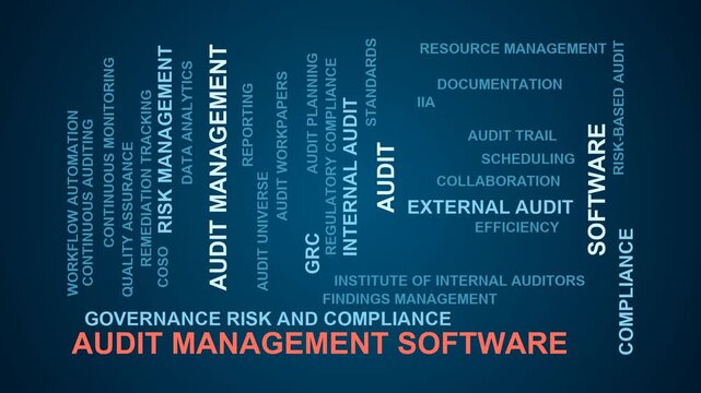 Audit Management Software Word Cloud