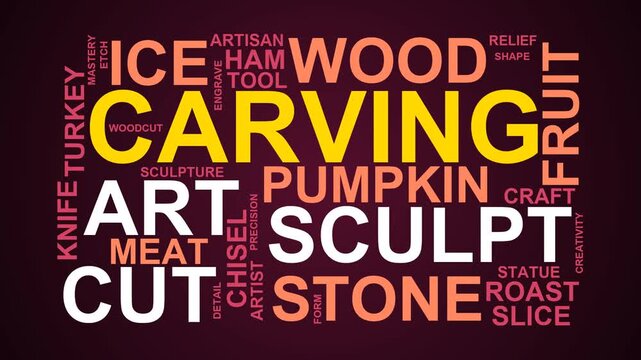 Carving Word Cloud