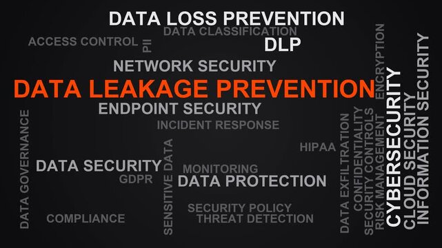 Data Leakage Prevention Word Cloud