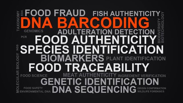 Dna Barcoding Word Cloud