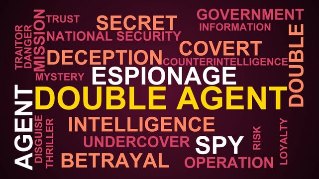 Double Agent Word Cloud