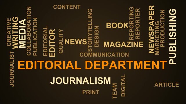 Editorial Department Word Cloud