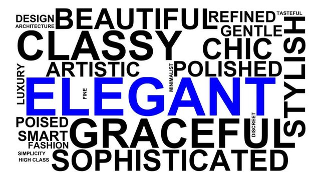 Elegant Word Cloud