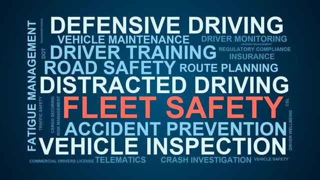Fleet Safety Word Cloud