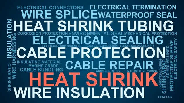 Heat Shrink Word Cloud