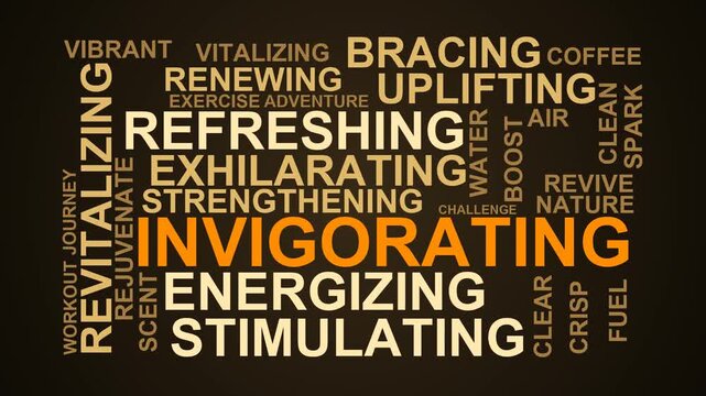 Invigorating Word Cloud