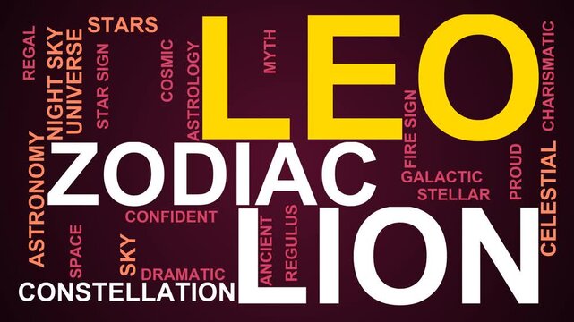 Leo Word Cloud