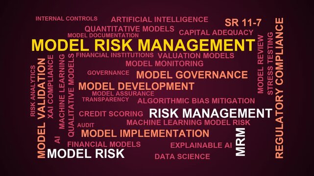 Model Risk Management Word Cloud