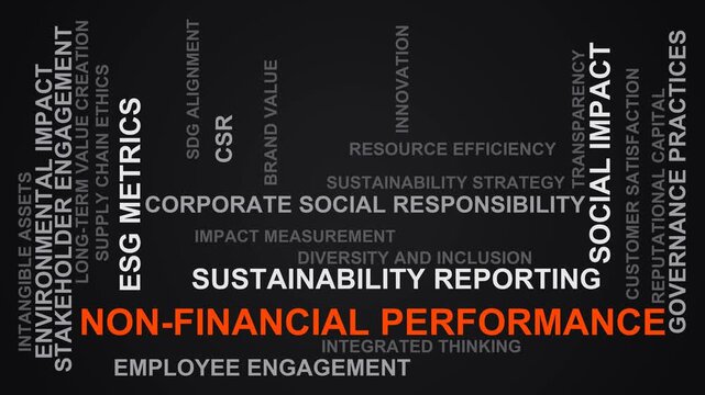 Non-Financial Performance Word Cloud