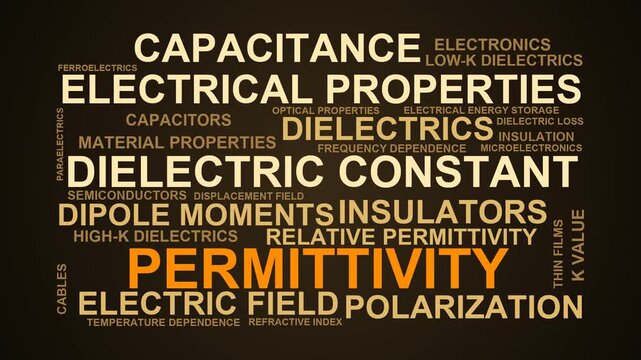 Permittivity Word Cloud