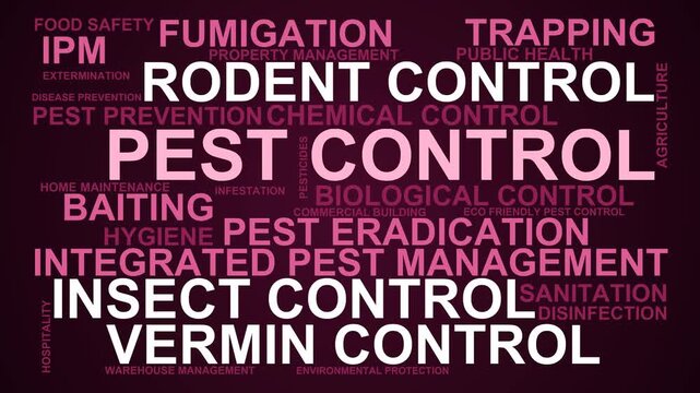 Pest Control Word Cloud