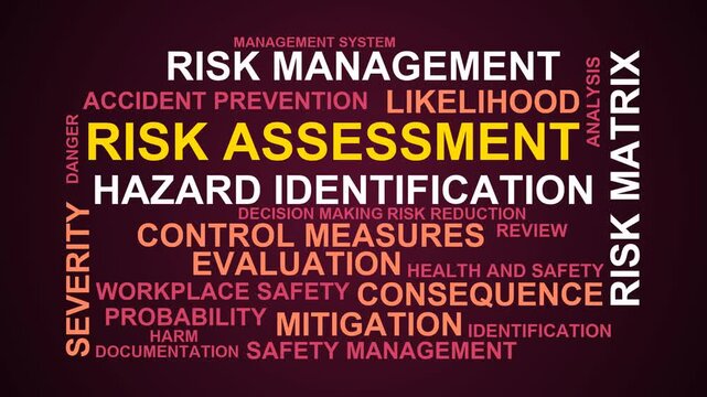 Risk Assessment Word Cloud