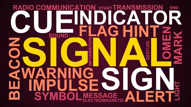 Signal Word Cloud