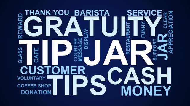 Tip Jar Word Cloud