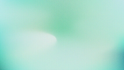 Abstract soft blurred gradient background with grain texture and mint green and white tones © md ruhul amin