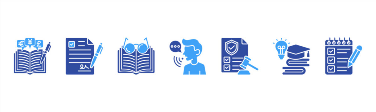 Grammar web banner featuring Vocabulary, Writing, Reading, Speaking, Rules, Learning, and Practice for language education and communication skills.