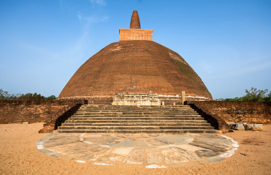 Abhayagiri Dagaba, Anuradhapura in Sri Lanka