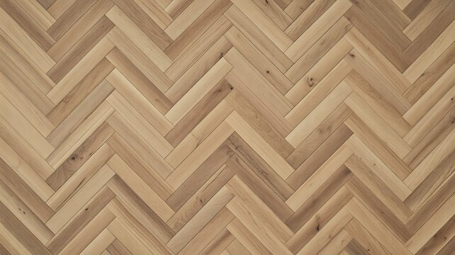 Herringbone wooden flooring pattern with natural brown texture and elegant design