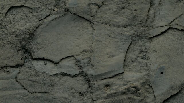 Natural gray stone texture with rough cracked surface and earthy background