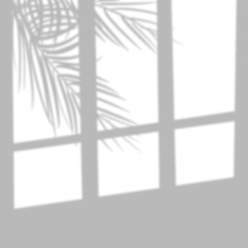 Window shadow illustration. Shadow overlay effect 